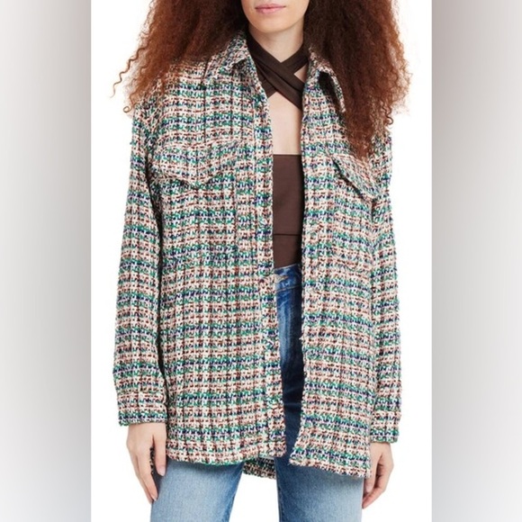 Apparis Jackets & Blazers - APPARIS Bart Tweed Shacket